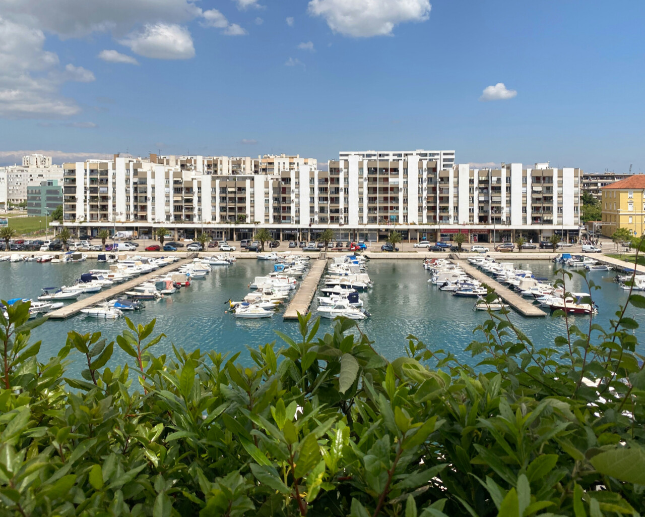 Zadar marina from old town