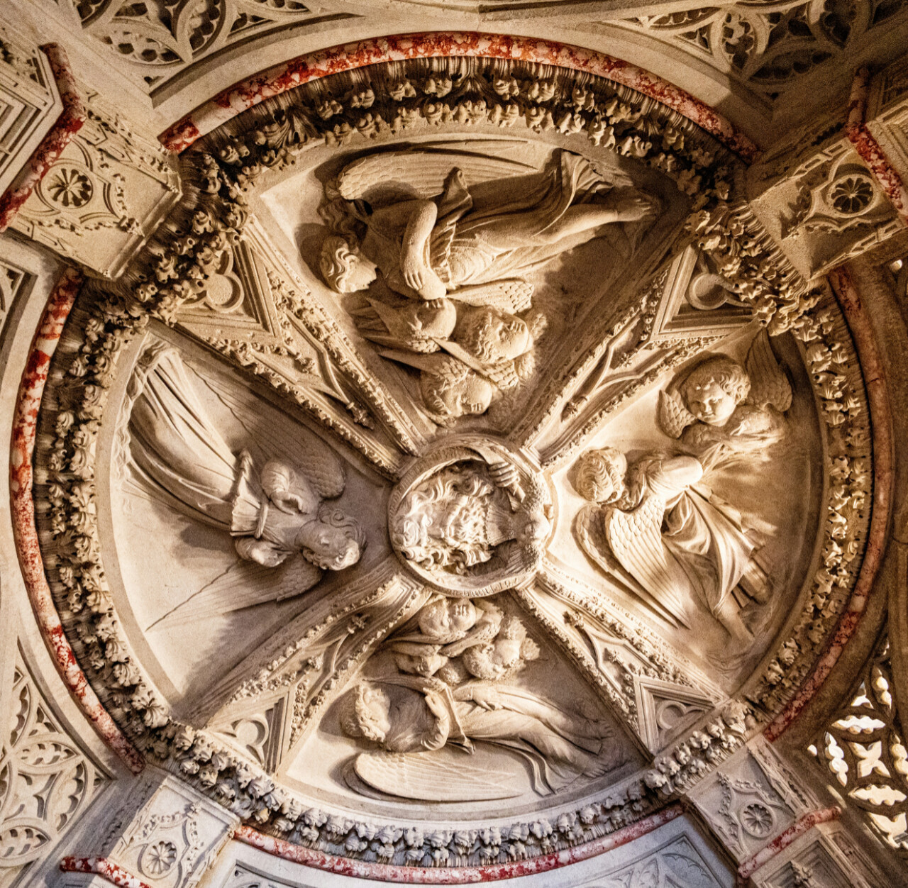 Detail from cathedral in Šibenik
