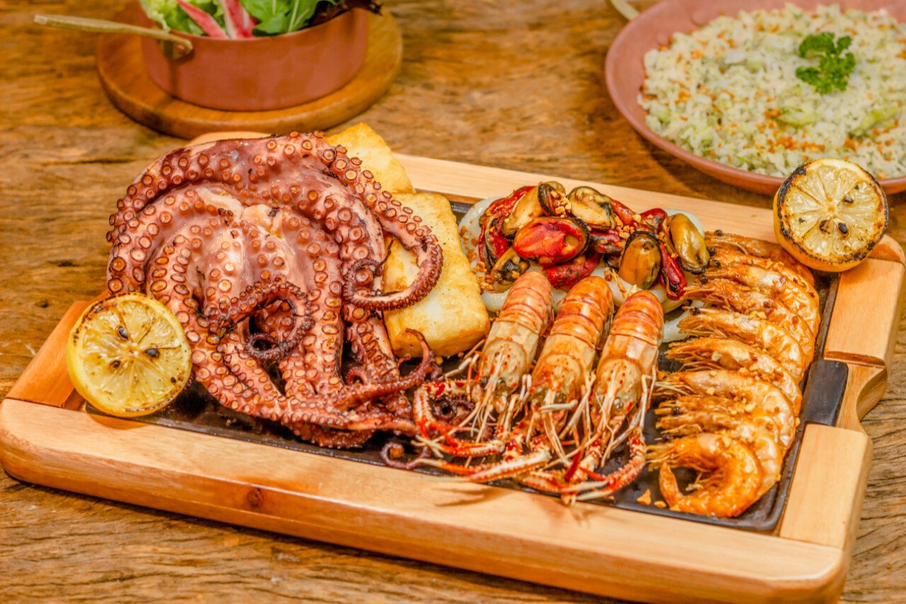 Mediterranean food in Šibenik