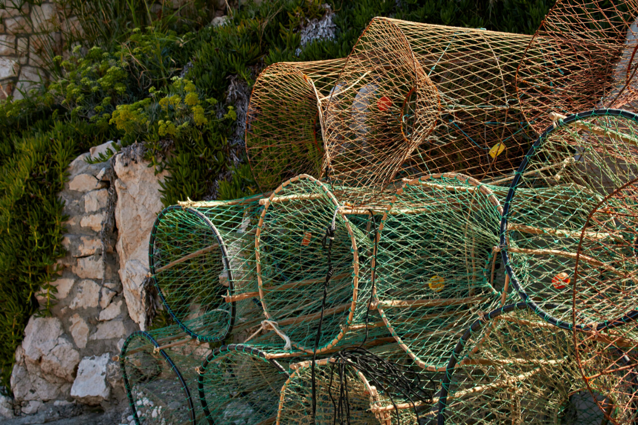 Fishing nets on Lastovo island
