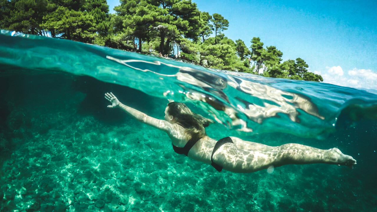 Diving in the crystal clear waters of Dubrovnik region