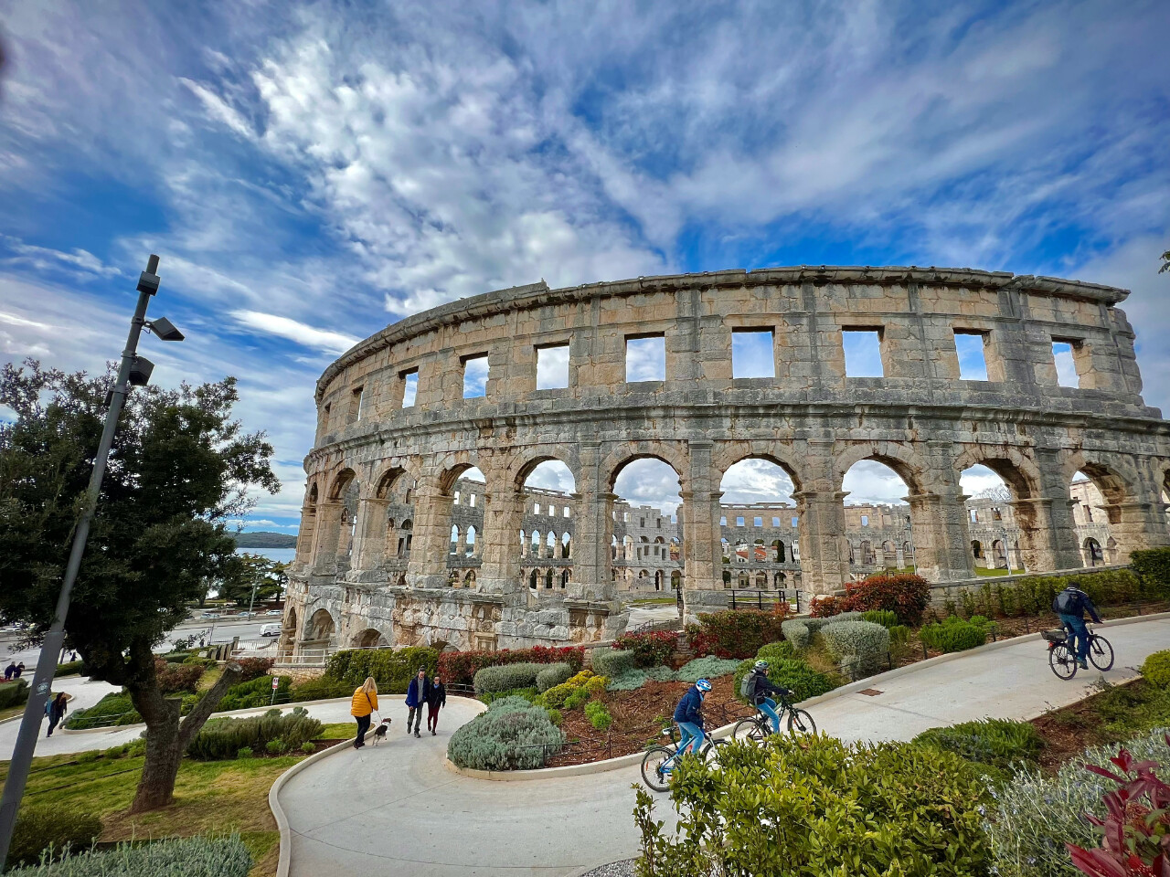 Roman amphitheatre in Pula, Croatia