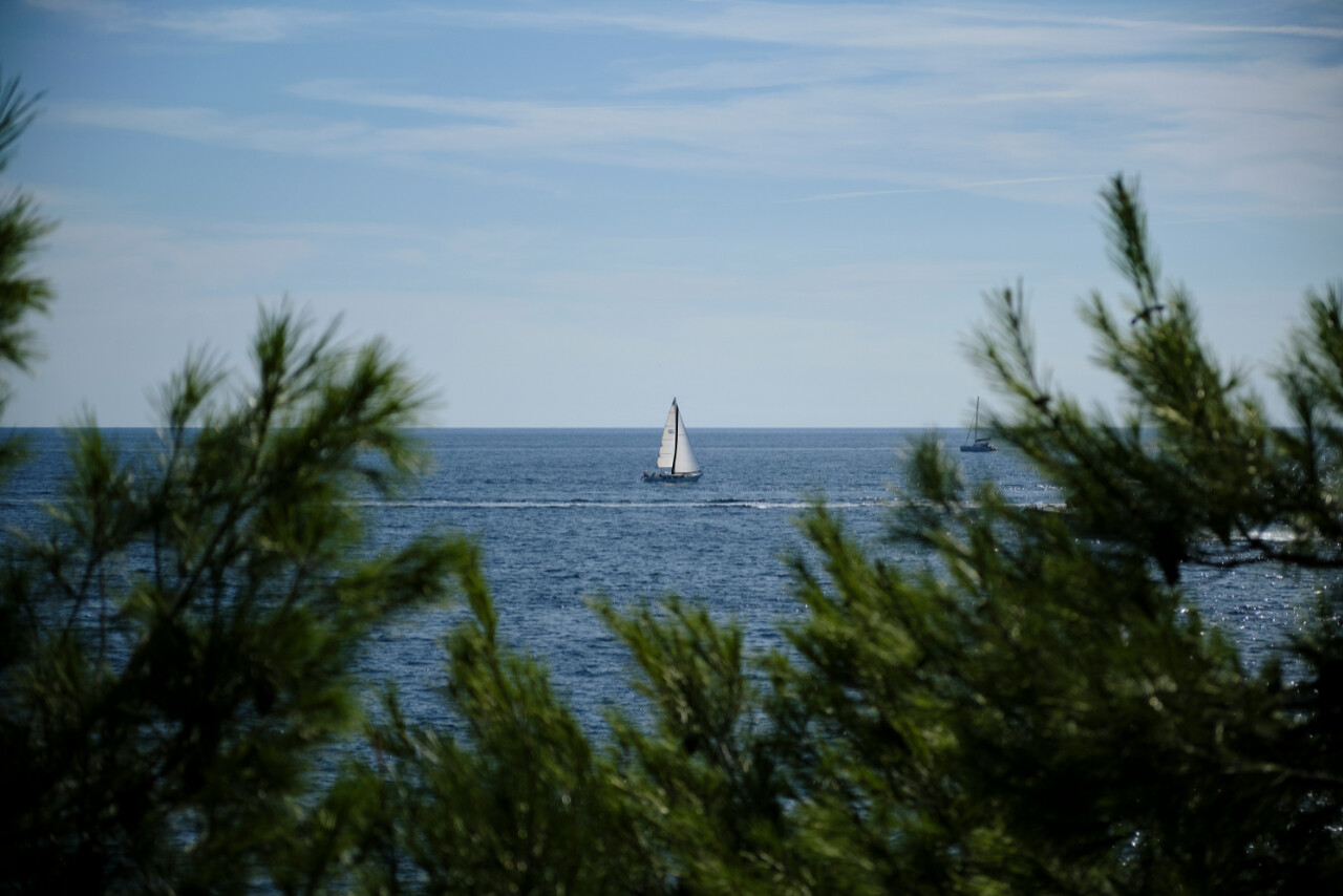 Sailing in Kvarner region