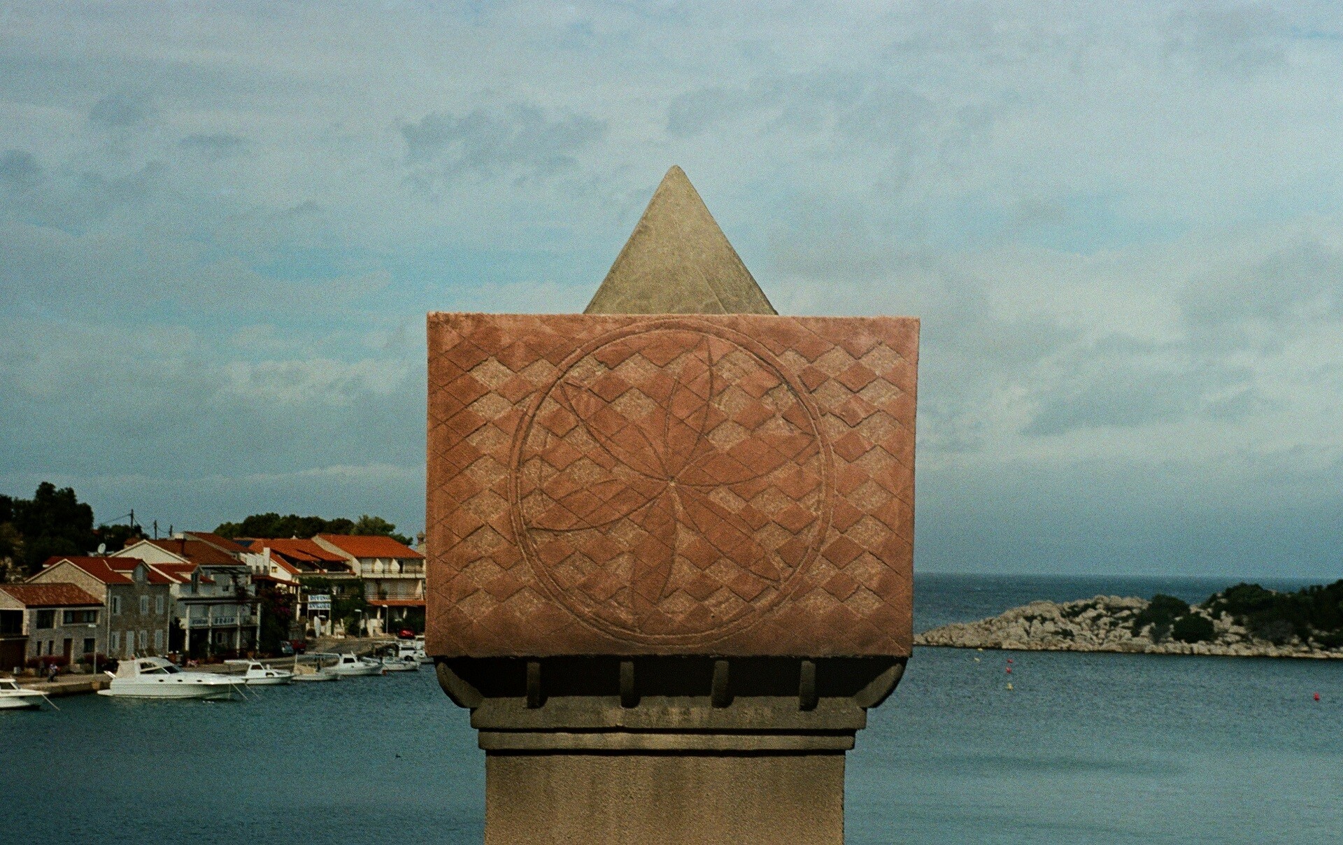 A symbol in sacred geometry representing the initial spark of creation